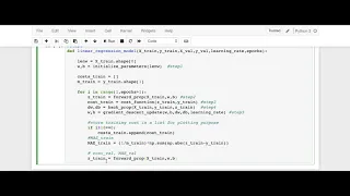 Linear Regression Model from Scratch in Python Step 6 Machine Learning Tutorial