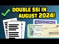 August 2024 Social Security Double Payments Exact Dates Mark Your Calendars