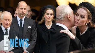 Kate Middleton King Charles III Share Heartwarming Moment at Funeral E News