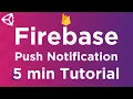 Firebase Push Notifications in Unity 2020