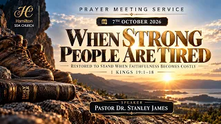 07/Oct/2026 - Prayer Meeting Service - Speaker: Pastor Dr. Stanley James