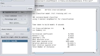 Weka - predictions against user supplied test set