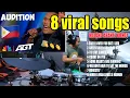 8 VIRAL SONG OF ROLAND ABANTE BUNOT WITH DRUM COVER