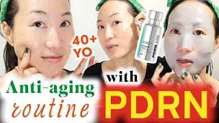 My ANTI-AGING NIGHT ROUTINE With VT PDRN Essence & Mask