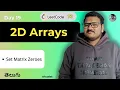 Set Matrix Zeroes in Telugu Brute Force Solution Leetcode Q73 srkcodes