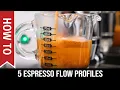How To 5 Flow Profiles for E61 Group Espresso Machines