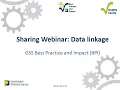 GSS sharing seminar data linkage