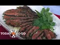 Skirt Steak Baked Potato and Caesar Salad Get the Recipes