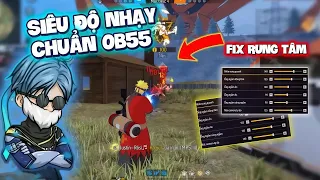 [ FREE FIRE] SIÊU ĐỘ NHẠY OB55 KÉO TÂM OPPO,SAMSUNG,IPHONE,VIVO LEO RANK ĐẦU MÙA !