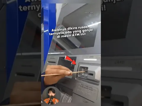 Awalnya dikira rusak, ternyata ada yang ganjal di mesin ATM ini #shorts