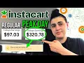 Do INSTACART Higher Pay Peak Days PAY MORE Make More Money on Instacart