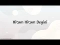 Download Lagu PDT.  DORMAN WANDIKBO - HITAM HITAM BEGINI [VIDEO LIRIK]