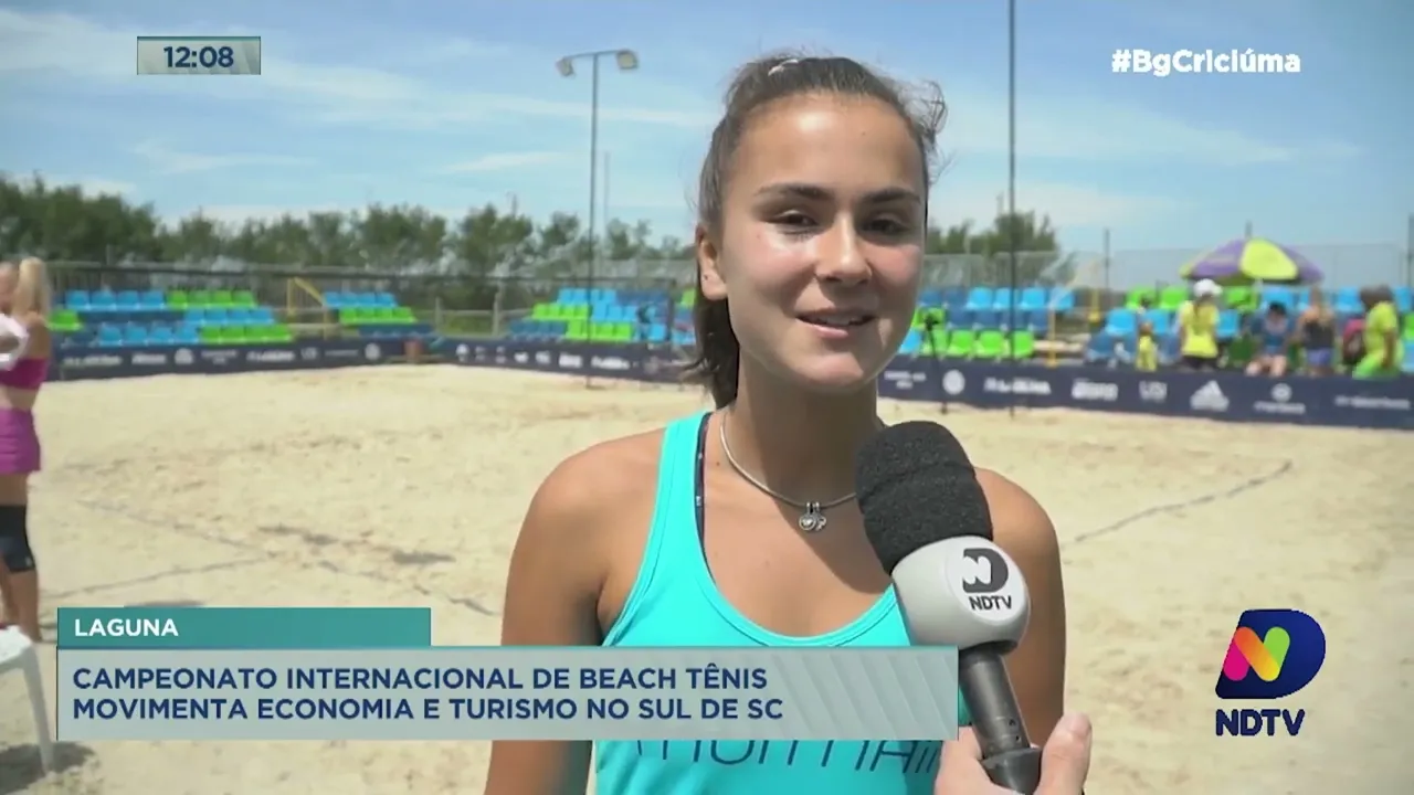 Campeonato internacional de beach tennis em Laguna movimenta economia e turismo na região