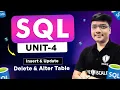SQL Unit 4 Insert Update Delete Alter Table Explained with Examples