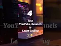 4 Best YouTube Channels to learn programming