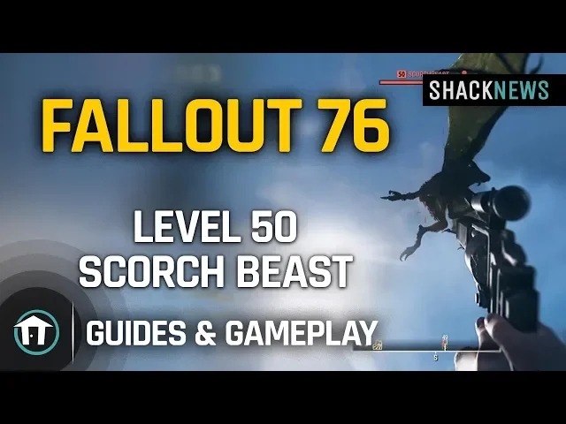 Fallout 76 Gameplay - Level 50 Scorch Beast