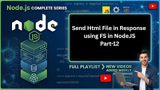 Send HTML File in Response Using FS Module in Node js 2026 Part 12