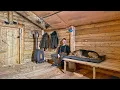 Download Lagu 1 Year of living and building a log cabin in the wild forest