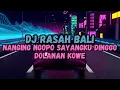 Download Lagu DJ NANGING NGOPO SAYANGKU DINGGO DOLANAN KOWE VIRAL TIKTOK 2023 || DJ RASAH BALI BY DEYEKA FVNKY