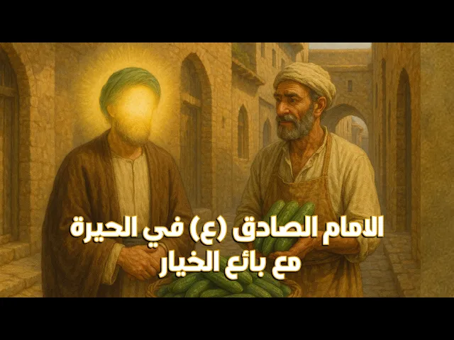 ⁣قصة الامام الصادق (ع) في الحيرة مع بائع الخيار | حديث الصباح- الشيخ هيثم الرماحي