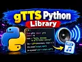 How to Convert Text to Speech in Python Using gTTS Python Text to Voice Tutorial