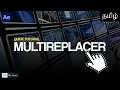 After Effects Scripts Multi Replacer Easy batch Replacement MK Studios