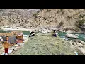 Single Woman by the Wild River | Building a Natural Grass and Wood Roof in the Zagros Mountains