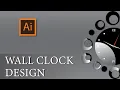Modern Wall Clock Design Adobe Illustrator Tutorials
