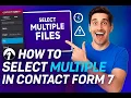 How to Add Multiple Files Option in Contact Form 7 - Abdul Wahab092