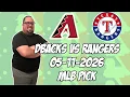 Arizona Diamondbacks vs New York Rangers 26 MLB Pick Prediction MLB Betting Tips