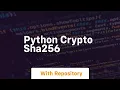 python crypto sha256