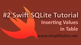 Swift SQLite Tutorial - Inserting Values in Table