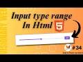 HTML5 Range Slider Step-by-Step Implementation
