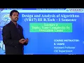 DAA UNIT 1 - Lecture 4 Operation Count Method
