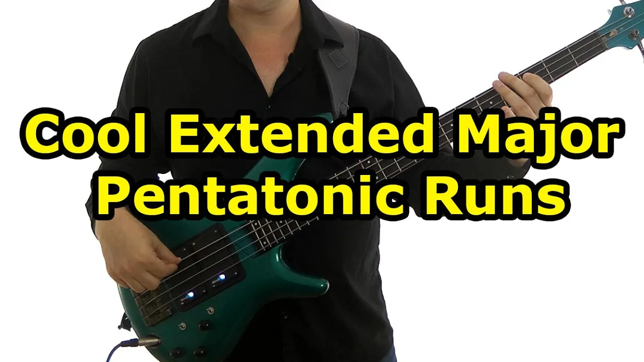 Cool Extended Major Pentatonic Runs