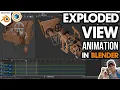 How to Create an EXPLODED VIEW ANIMATION in Blender