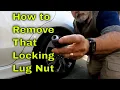 How to Remove Locking lug Nuts with No Key Hacks and Tools