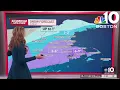 First Alert Forecast How much snow will we get today
