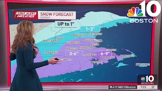 First Alert Forecast How much snow will we get today