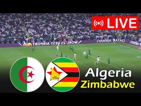 Video Thumbnail: LIVE : Algeria vs Zimbabwe Friendly International 2025 Live Match Today - eFootball PES Gameplay