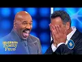 Ouch Steve Harvey calls Brad Garrett Ray Celebrity Family Feud