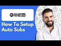 How To Set Up Auto Subs In EA Sports College Football 25