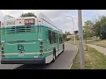 Brand new DDOT bus New Flyer XE40 Xcelsior on Route 52 Chene to Nevada and Van Dyke