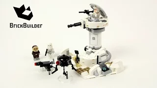 Lego Star Wars 75138 Hoth Attack - Lego Speed Build