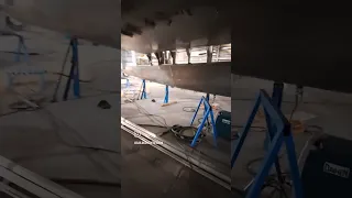 Not so long ago #welding #aluminiumfabrication #performanceboats #boatbuild #construction