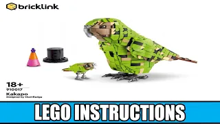 LEGO Instructions | Bricklink | 910017 | Kakapo