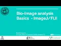 Basic Introduction to BioImage Analysis Using FIJI - ImageJ
