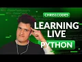 Learning Python for Machine Learning Live Coding