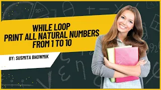 Java Program To Display All Natural Numbers From 1 - 10 MyStudyHacks51