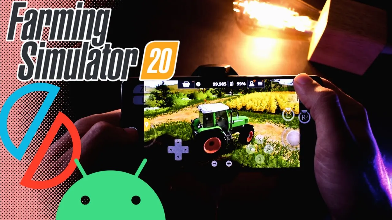 Farming Simulator 20 Android Gameplay | Switch Emulator Android | Yuzu Mali GPU